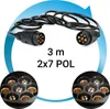 Wiltec 7pólový prodlužovací kabel 3 m, kabel pro přívěsy Náhled obrázku produktu 3