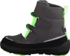 A side view of a single gray boot with black and green accents. Produktbild-Vorschau