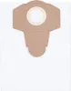 A vacuum cleaner bag made of cardboard and white paper, shown flat against a white background. Anteprima dell’immagine prodotto