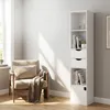 Relaxdays Bücherregal, 3 Fächer, 2 Schubladen, 1 Produktbild-Vorschau 2