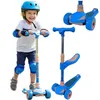 Dreirädriger Kinderroller 2-in-1 mit Sitz, LED-Rädern, Produktbild-Vorschau 1