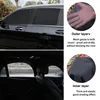 Lot de 4 pare-soleil pour vitres de voiture avec fermeture Voir les images du produit 2