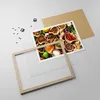 Gerahmtes Poster - Rahmen in heller Eiche - Küche Essen Produktbild-Vorschau 4