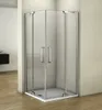 eckdusche BxBxH:100x100x195cm Duschkabine 8mm NANO ESG Glas Produktbild-Vorschau 1