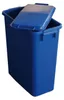 Abfall- u.Wertstoffsammler 60l H590xB285xT555mm PE blau Produktbild-Vorschau 3