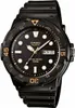 A black Casio watch with gold accents on a white background. Voir les images du produit