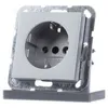 Gira Steckdose Aluminium-Optik System 55, 1 Stk. Produktbild-Vorschau 3