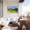 ARTland Wandbild Alu für Innen & Outdoor Alpen Berge Santa Produktbild-Vorschau 5