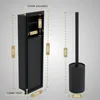 HAGO24 WC Modul Edelstahl Schwarz Einbauschrank Unterputz Produktbild-Vorschau 4