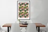MuchoWow® MuchoWow® Gerahmtes Poster Blumen - Farben - Produktbild-Vorschau 3