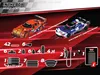 An 'In the Box' diagram showing the contents of a Carrera slot car racing set, including two cars, track pieces, controllers, and accessories. Produktbild-Vorschau