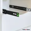 KOTARBAU® 1 coppia di guide a estrazione totale Guide per Anteprima dell’immagine prodotto 3