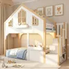 MODFU Doppelbett Kinderbett 90x200 mit LED und Produktbild-Vorschau 3