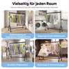 HOKEEPER Schwerlast Kleiderständer auf Rollen,Kleiderstange Produktbild-Vorschau 8