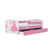Kocot Kids Kinderbett Babydreams Prinzessin und Pferd Produktbild-Vorschau 1