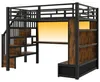 Abrihome Kovová patrová postel pro mládež 140x200 cm s Náhled obrázku produktu 8