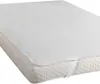 A white mattress protector is shown on top of a mattress. Produktbild-Vorschau