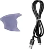 A purple gardening tool and a black USB-C cable are displayed against a white background. Produktbild-Vorschau