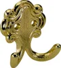 Hettich Mantelhaken 6,9 x 5,8 x 2,6 cm Zinkdruckguss gold - Produktbild-Vorschau 1