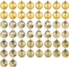 A grid of gold Christmas ornaments. Náhled obrázku produktu