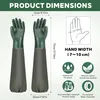 Gartenhandschuh 1 Paar Teichhandschuhe 70 cm, lange Produktbild-Vorschau 2
