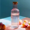 HOMLA NATIA geriffelte Karaffe mit Stopfen rosa 1 l Produktbild-Vorschau 2
