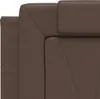 Bett "Viana" mit Matratze Braun 140x190 cm Kunstleder Produktbild-Vorschau 6