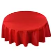 Tischdecke Fleckenresistente Rot Rund 80 cm Produktbild-Vorschau 1