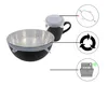 6er Set Universal Silikondeckel rund - 6,5 cm bis 20,5 cm - Produktbild-Vorschau 5