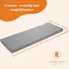 Cuscino per panca 200 x 40 cm, grigio chiaro, lato Anteprima dell’immagine prodotto 2
