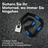 H&S Kettenschloss Motorradschloss - 6mm x 1,2m Kette - Produktbild-Vorschau 3