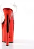 FLAMINGO-808 Damen Sandale von Pleaser, Transparent Rot , Produktbild-Vorschau 4