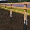 SWANEW Kotwa H Podpora słupka ocynkowana ogniowo Stabilna Podgląd zdjęcia produktu 13