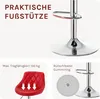 Collage of images showing features of a bar stool. Produktbild-Vorschau