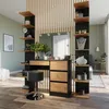 A modern vanity and shelving unit in a bedroom setting. Podgląd zdjęcia produktu