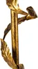 Vintage Stehlampe Antik Gold mit Grünem Schirm Linden Produktbild-Vorschau 6