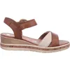 Remonte Sandalen Plat  Sandalen Plat - Cognac - Maat 37 Voir les images du produit 19