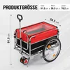 FCH Fahrradanhänger Fahrrad Lastenanhänger 93 x 75 x 58cm Produktbild-Vorschau 6