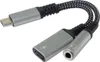 PremiumCord Redukce USB-C /3,5mm jack s DAC chipem + USB-C Náhľad obrázku produktu 4