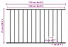 Schuttingpaneel Woerden gepoedercoat staal 1,7 x 0,75 m Productafbeelding-voorbeeld 5