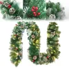 LILIIN Kerstkrans, 5 meter lang, met 75 LED's, kunstmatige Productafbeelding-voorbeeld 1