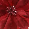 Weihnachtsstern Blume auf Clip 24cm rot Produktbild-Vorschau 7