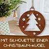 Rostikal Pendentif de décoration de sapin rouillé 7 cm Voir les images du produit 4