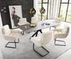 DELIFE Freischwinger Abelia-Flex mit Armlehnen Cord Beige Produktbild-Vorschau 4