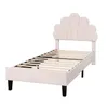 Cuna INONEFT de 90x200 cm con somier, cama acolchada con Vista previa de la imagen del producto 10