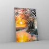 Bilder auf glas - Einteilig - Fluss Sonne Bäume - 70x100cm Produktbild-Vorschau 4