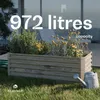 Blumfeldt High Grow Straight vyvýšený záhon, 972 L, Náhled obrázku produktu 4