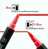 Lackmarker Acrylstifte für Steine,36Farben Wasserfest Dual Produktbild-Vorschau 2