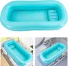 A collage of images showing an inflatable bathtub in different settings. Náhled obrázku produktu