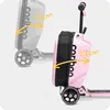 Dreirad-Roller mit Koffer Cariboo iTravel (rosa) Produktbild-Vorschau 13